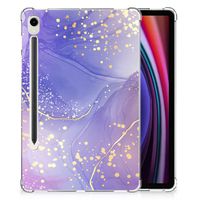 Tablethoes voor Samsung Galaxy Tab S9 Watercolor Paars - thumbnail