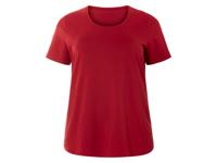 esmara Dames T-shirt - plus size (Rood, XL (48/50))