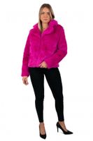 Bontjas neon paars dames