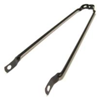 Spatbordstang 28" - zwart