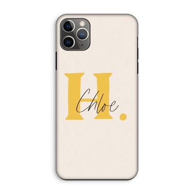 Amber Script: iPhone 11 Pro Max Tough Case