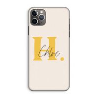 Amber Script: iPhone 11 Pro Max Tough Case