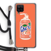 S(peach)less: Samsung Galaxy A12 Transparant Hoesje met koord