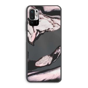 Roze stroom: Xiaomi Redmi Note 10 5G Transparant Hoesje