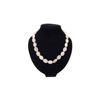 Edelstenen Ketting Roze kwarts Ovaal Edelstenen Ketting Roze kwarts Ovaal