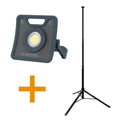 Scangrip Werklampset Nova 4 for LIFE + statief - 49.0594