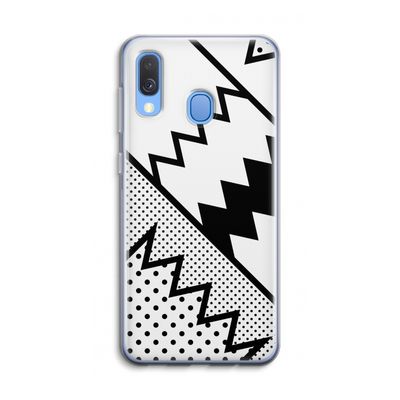 Pop Art #5: Samsung Galaxy A40 Transparant Hoesje