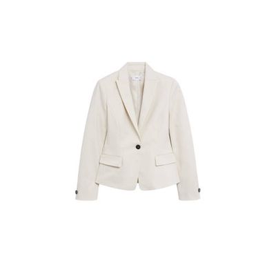 Mango blazer lichtbeige