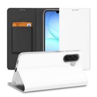 Samsung Galaxy A17 Stand Case Hoesje Wit | Magnetische Sluiting