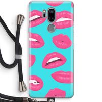 Bite my lip: LG G7 Thinq Transparant Hoesje met koord