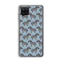 Zebra: Samsung Galaxy A12 Transparant Hoesje