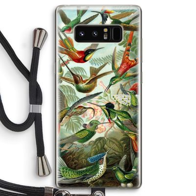 Haeckel Trochilidae: Samsung Galaxy Note 8 Transparant Hoesje met koord