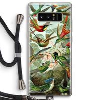 Haeckel Trochilidae: Samsung Galaxy Note 8 Transparant Hoesje met koord
