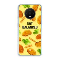 Eat Balanced: OnePlus 7T Transparant Hoesje