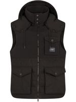 Dolce & Gabbana gilet à plaque logo - Noir