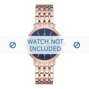 DKNY horlogeband NY2611 Staal Rosé