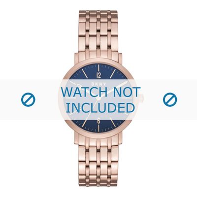 DKNY horlogeband NY2611 Staal Rosé