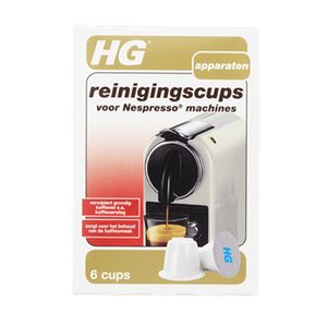 HG - Reinigingscups voor Nespresso ® machines - 6 Capsules