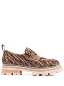 Ash Leren loafers - Bruin