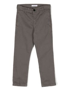 Paolo Pecora Kids pantalon à coupe droite - Gris