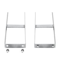 vidaXL Grondpinnen voor HKC schutting 2 st 40 cm staal - thumbnail