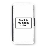 Black is my happy color: iPhone 11 Pro Flip Hoesje