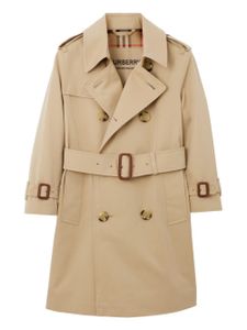 Burberry Kids trench à taille ceinturée - Tons neutres