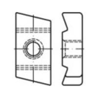 TOOLCRAFT 161573 Schroefplaten voor hamerkopschroeven M12 Staal Galvanisch verzinkt 50 stuk(s)