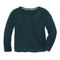 Shirt met lange mouw van bio-katoen, smaragd Maat: 146/152