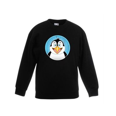 Sweater pinguin zwart kinderen