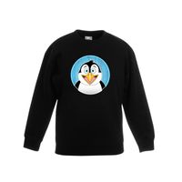 Sweater pinguin zwart kinderen