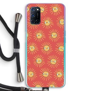 Zon: Oppo A52 Transparant Hoesje met koord