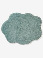 Badstof mat voor babykamer grijsblauw