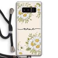 Daisies: Samsung Galaxy Note 8 Transparant Hoesje met koord