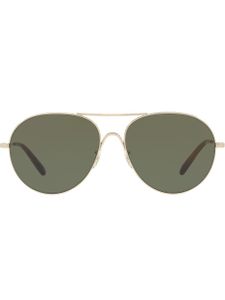 Oliver Peoples lunettes de soleil Rockmore - Métallisé