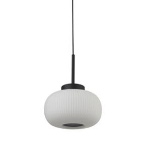Searchlight Glazen hanglampLumina Ø 24cm - 10272-1BK