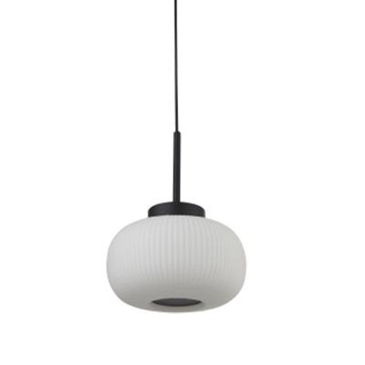 Searchlight Glazen hanglampLumina Ø 24cm - 10272-1BK