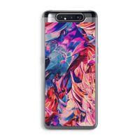 Pink Orchard: Samsung Galaxy A80 Transparant Hoesje