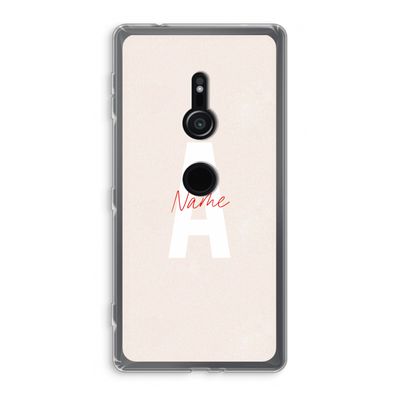 Strawberry Milkshake: Sony Xperia XZ2 Transparant Hoesje