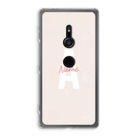 Strawberry Milkshake: Sony Xperia XZ2 Transparant Hoesje
