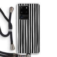 Stripes: Samsung Galaxy S20 Ultra Transparant Hoesje met koord