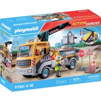 Playmobil Act!on Heros 71750 Bouwplaatsvrachtwagen met kraan