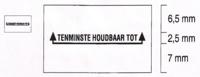 Etiket 2616 wit perm rechthk Tenminste h