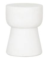 MUST Living Krukje 'Motto' Cement, 35cm, kleur Wit