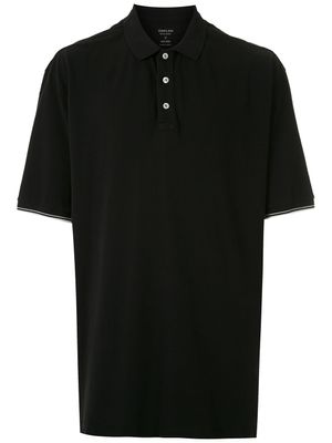 Osklen polo à bords contrastants - Noir