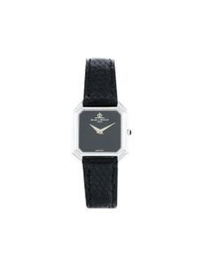 Baume & Mercier montre Vintage 20 mm pre-owned (1980) - Noir