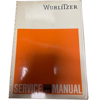 Wurlitzer Manual 1970 Origineel