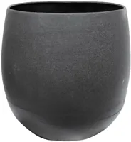 TS Collection Bloempot Stijn 28x27 cm Matzwart