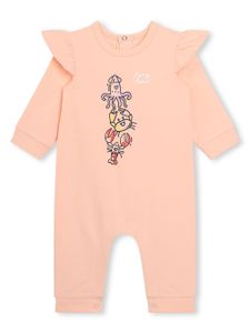 Kenzo Kids grenouillère à imprimé graphique - Rose