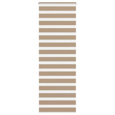 Zebra Blind 80x230 cm stofbreedte 75,9 cm polyester zandbruin